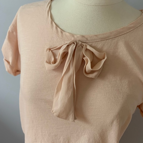 J Crew Blush Short Sleeve Top - Picture 2 of 4